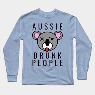 Aussie Drunk People Long Sleeve T-Shirt